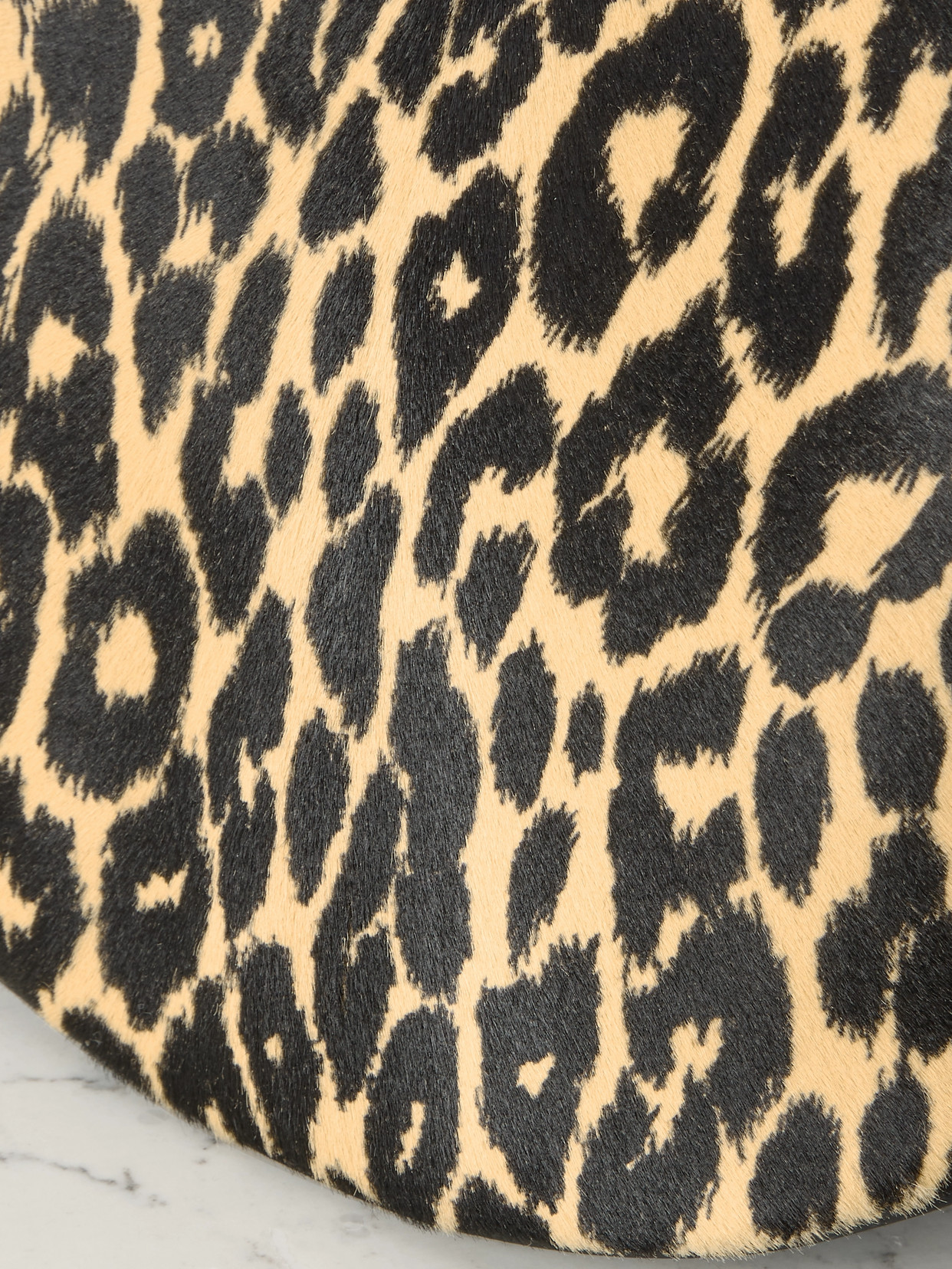 Jil Sander Eldorado Small Leather-trimmed Leopard-print Calf Hair Shoulder Bag In Multi