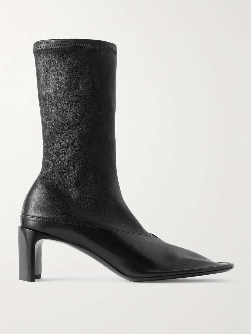 Jil Sander Leather Ankle Boots