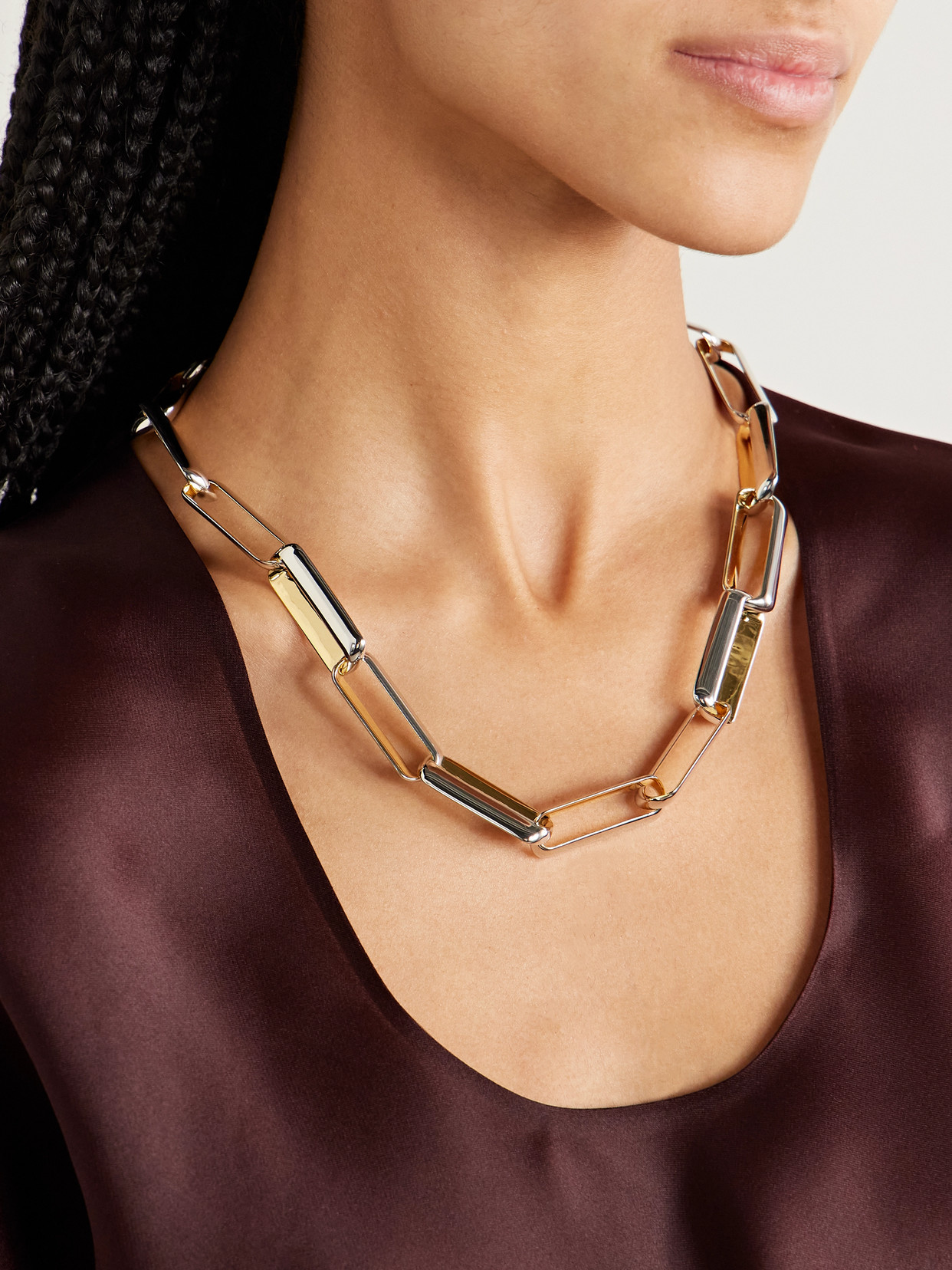Jil Sander Gold- And Silver-tone Necklace