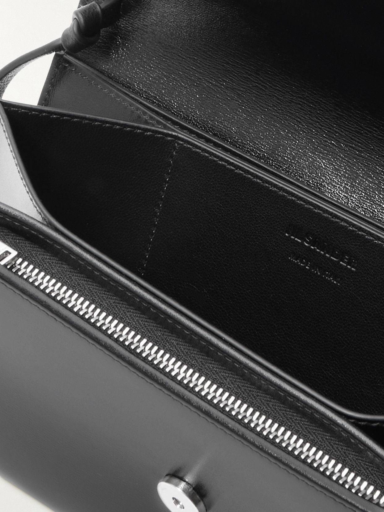 Jil Sander Tasseled Leather Shoulder Bag