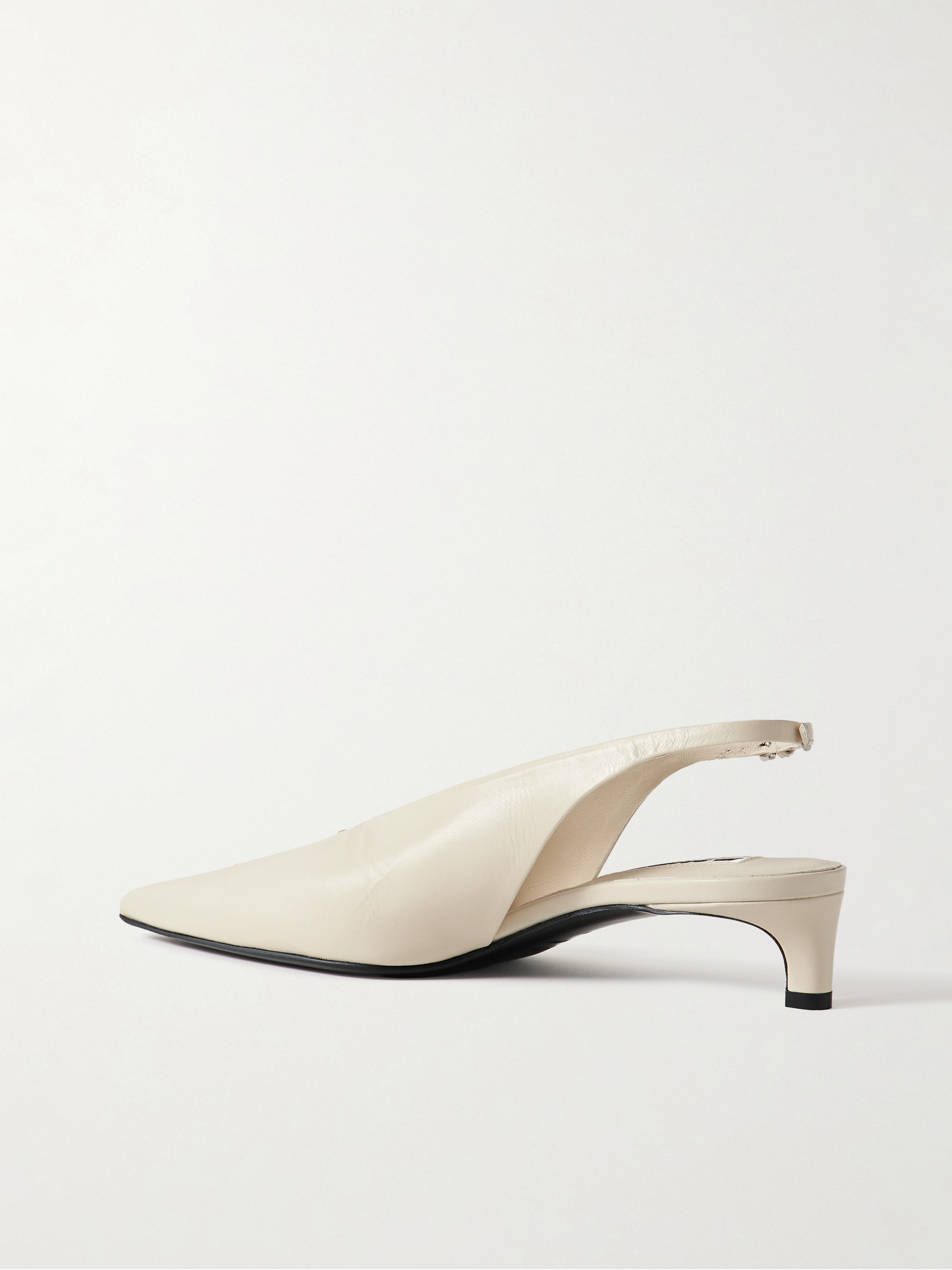 【美品】JIL SANDER23.5cm Jil Sander - Leather slingback pumps | Plush