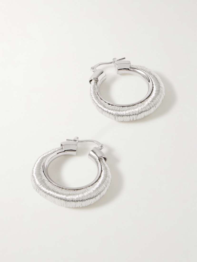 Jil Sander tone Hoop Earrings
