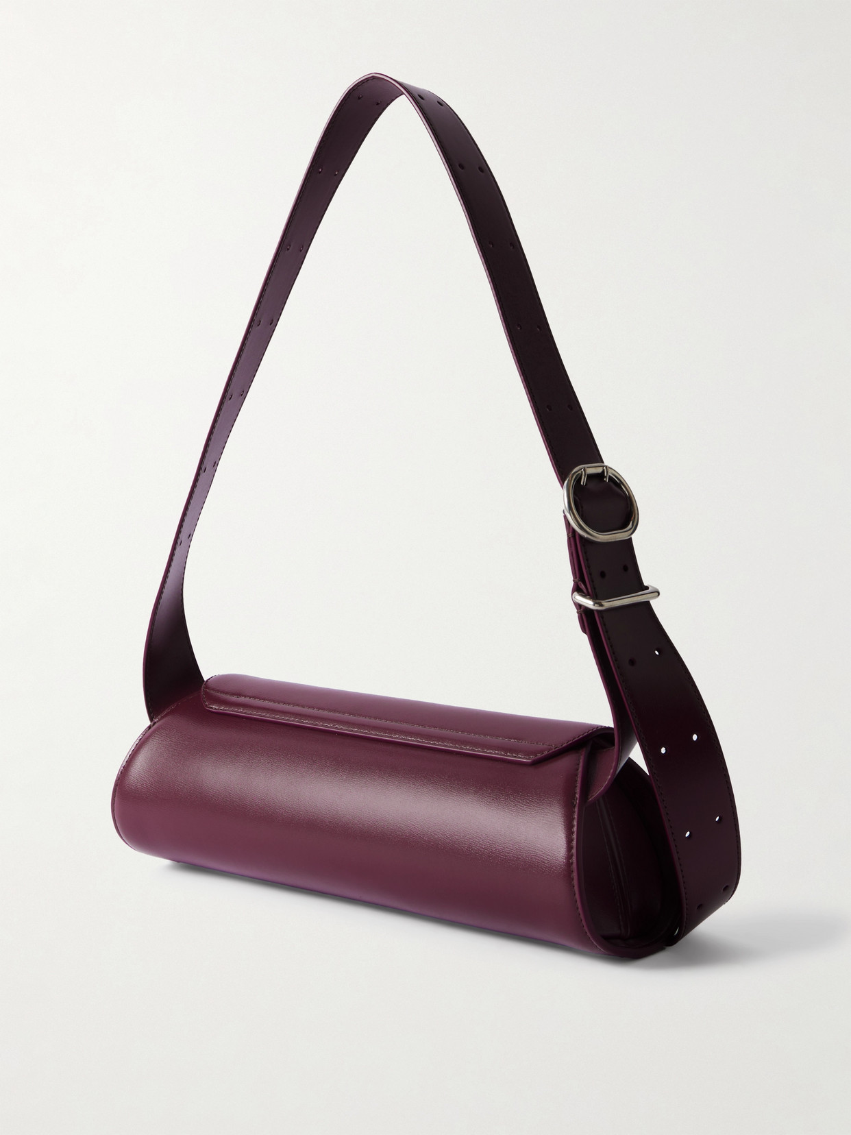Jil Sander Cannolo Small Leather Shoulder Bag