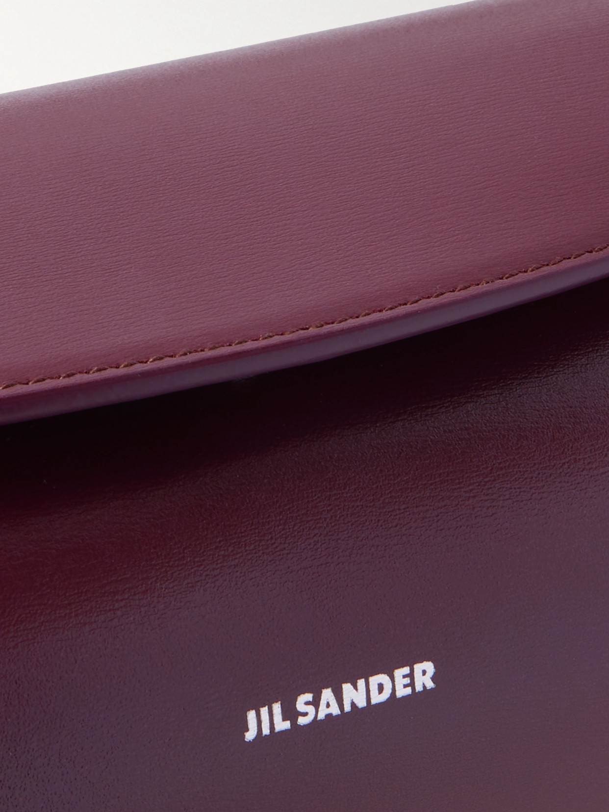 Jil Sander Cannolo Small Leather Shoulder Bag
