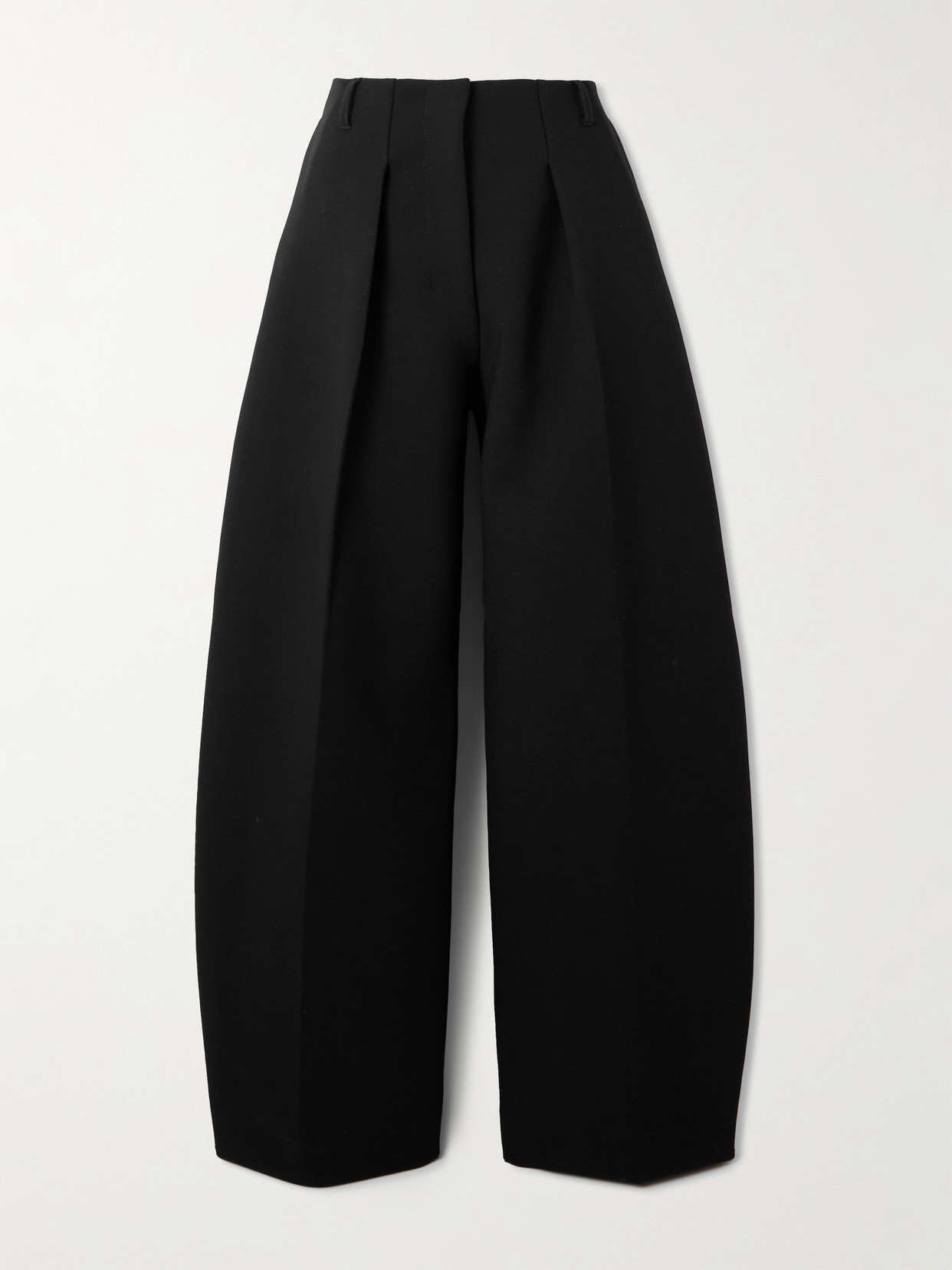 Jacquemus The Ovalo Pleated Crepe Pants