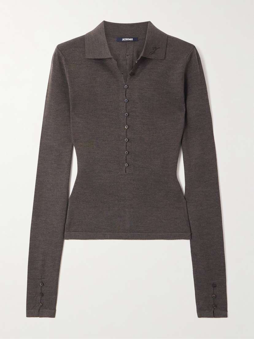 Jacquemus Wool-blend Polo Sweater