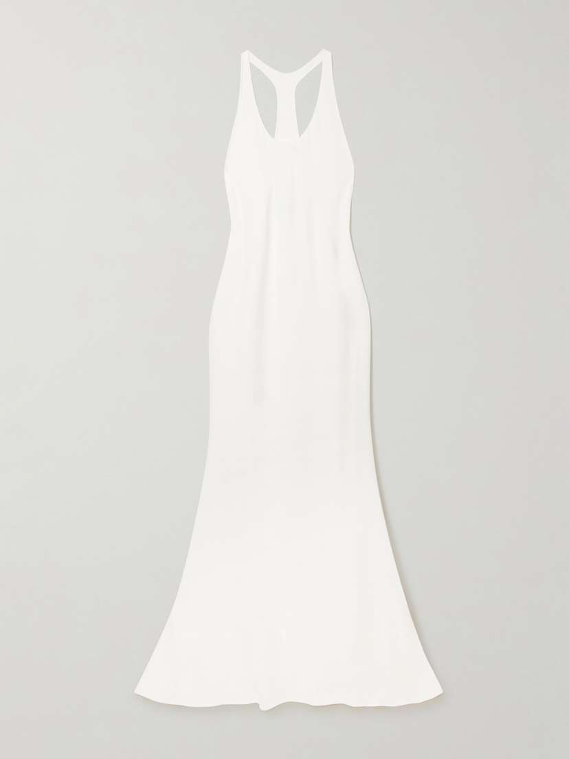 Jacquemus The Marcel Paneled Crepe Maxi Dress