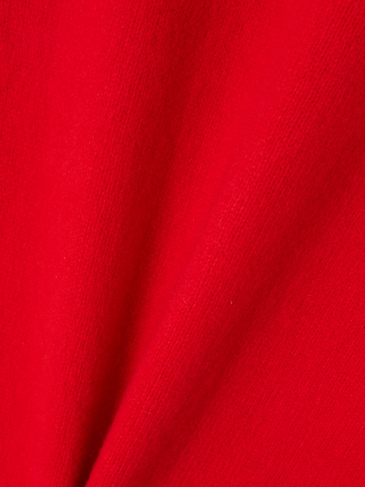 Jacquemus The Castagna Wool-blend Turtleneck Mini Dress In Red