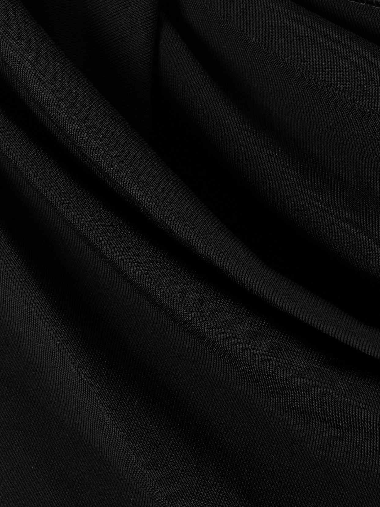 Jacquemus Jacq La Robe Drapead In Black