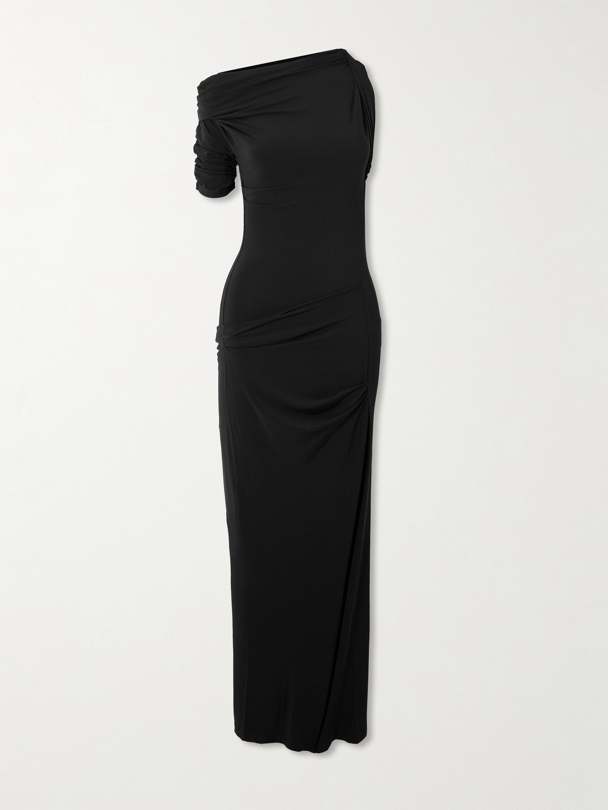 Jacquemus Jacq La Robe Drapead In Black