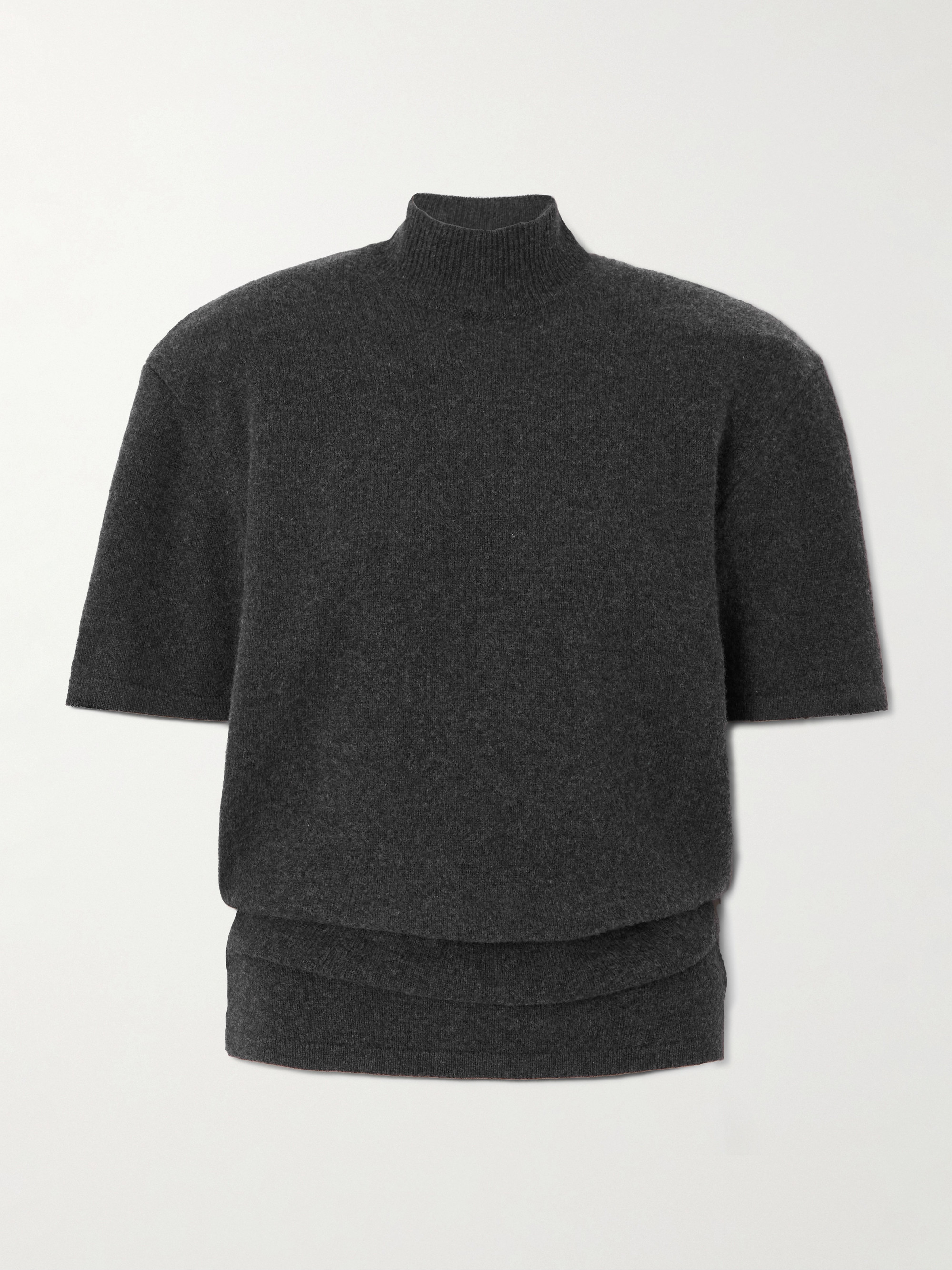 Jacquemus - Castagna wool and cashmere-blend turtleneck sweater