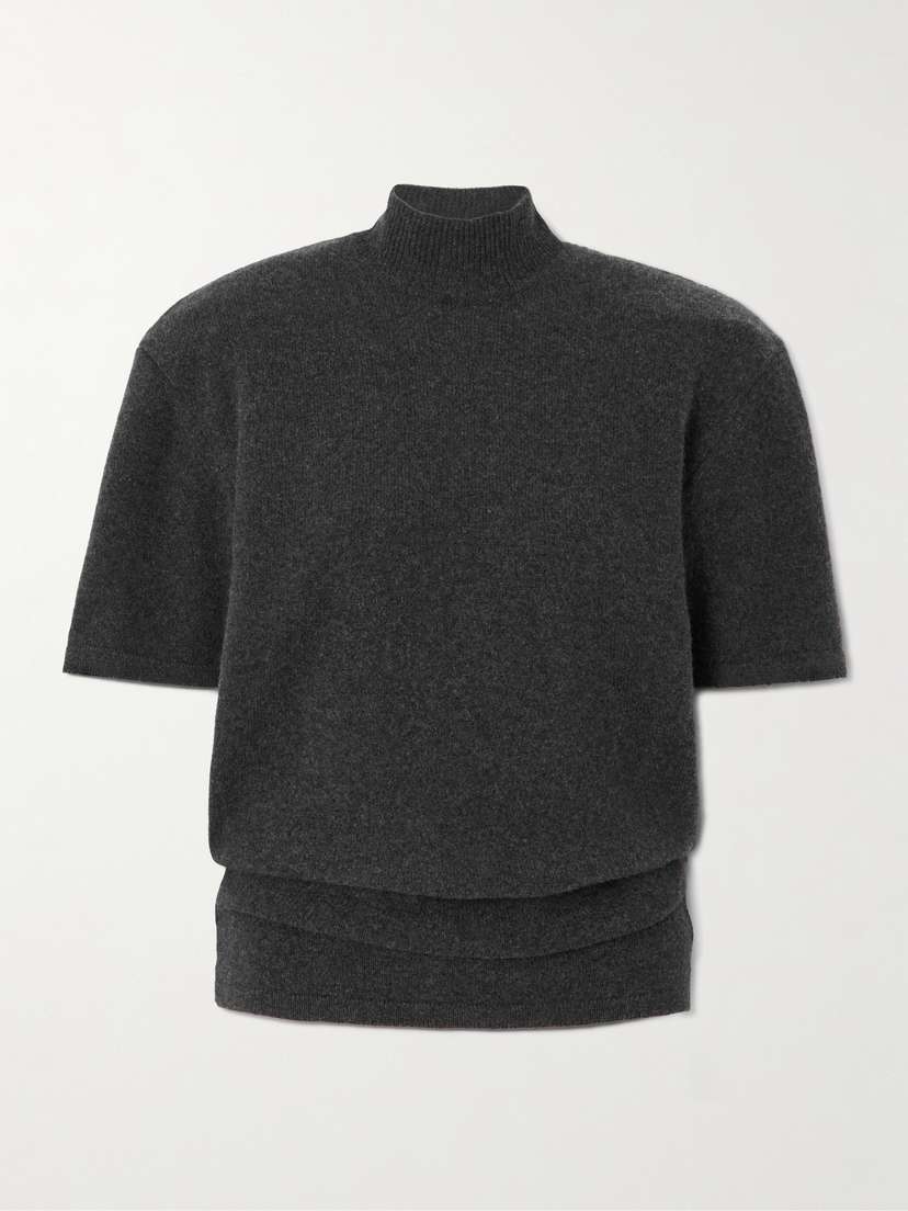 Jacquemus Castagna Wool And Cashmere-blend Turtleneck Sweater