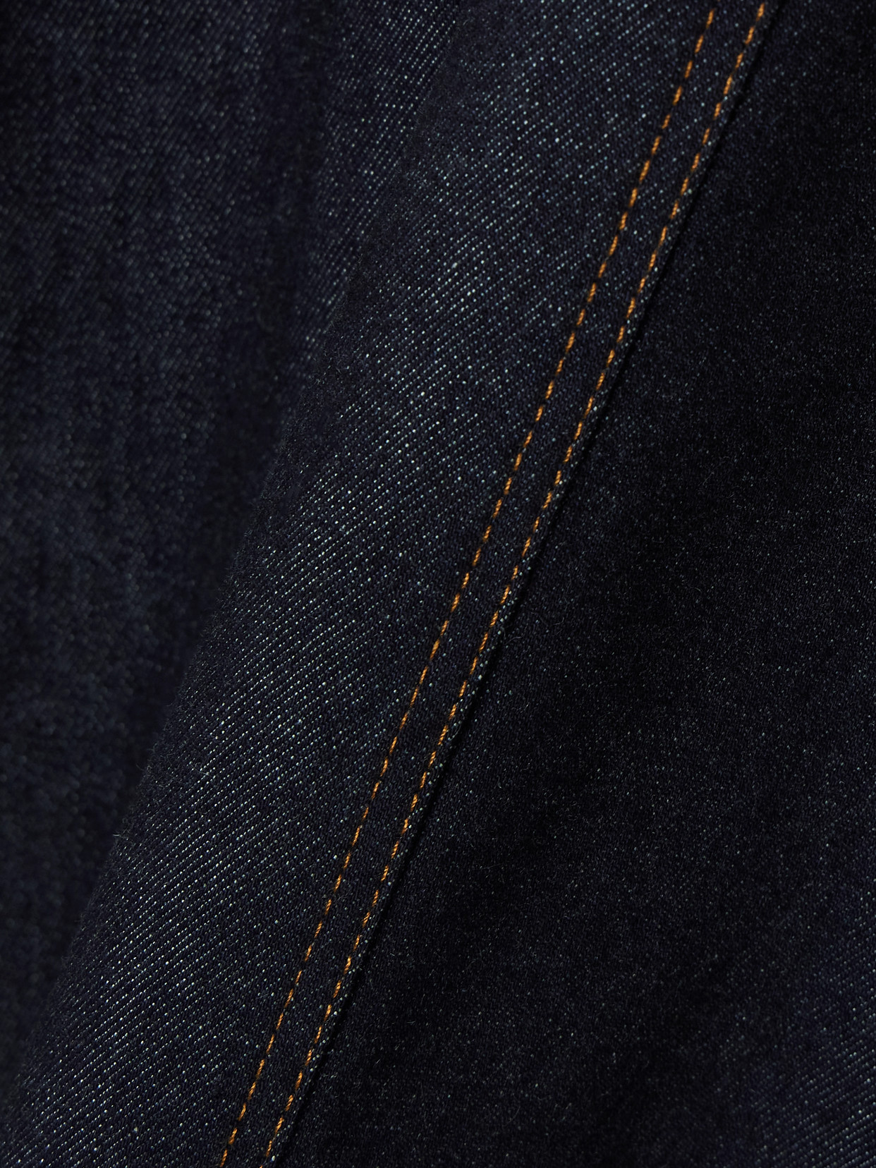 Jacquemus Triangle De-nîmes Embroidered Denim Midi Skirt In Blue