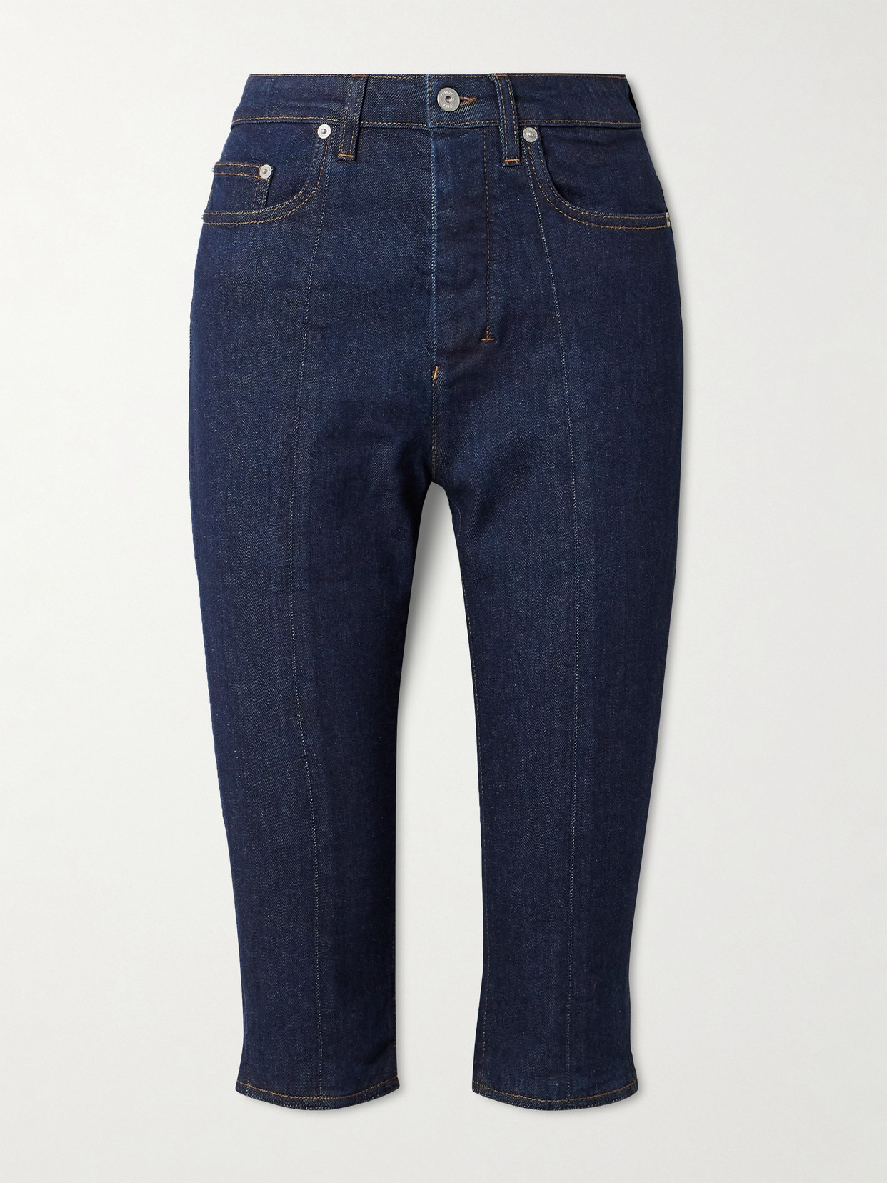 Jacquemus Capri De-nîmes Denim Shorts In Blue