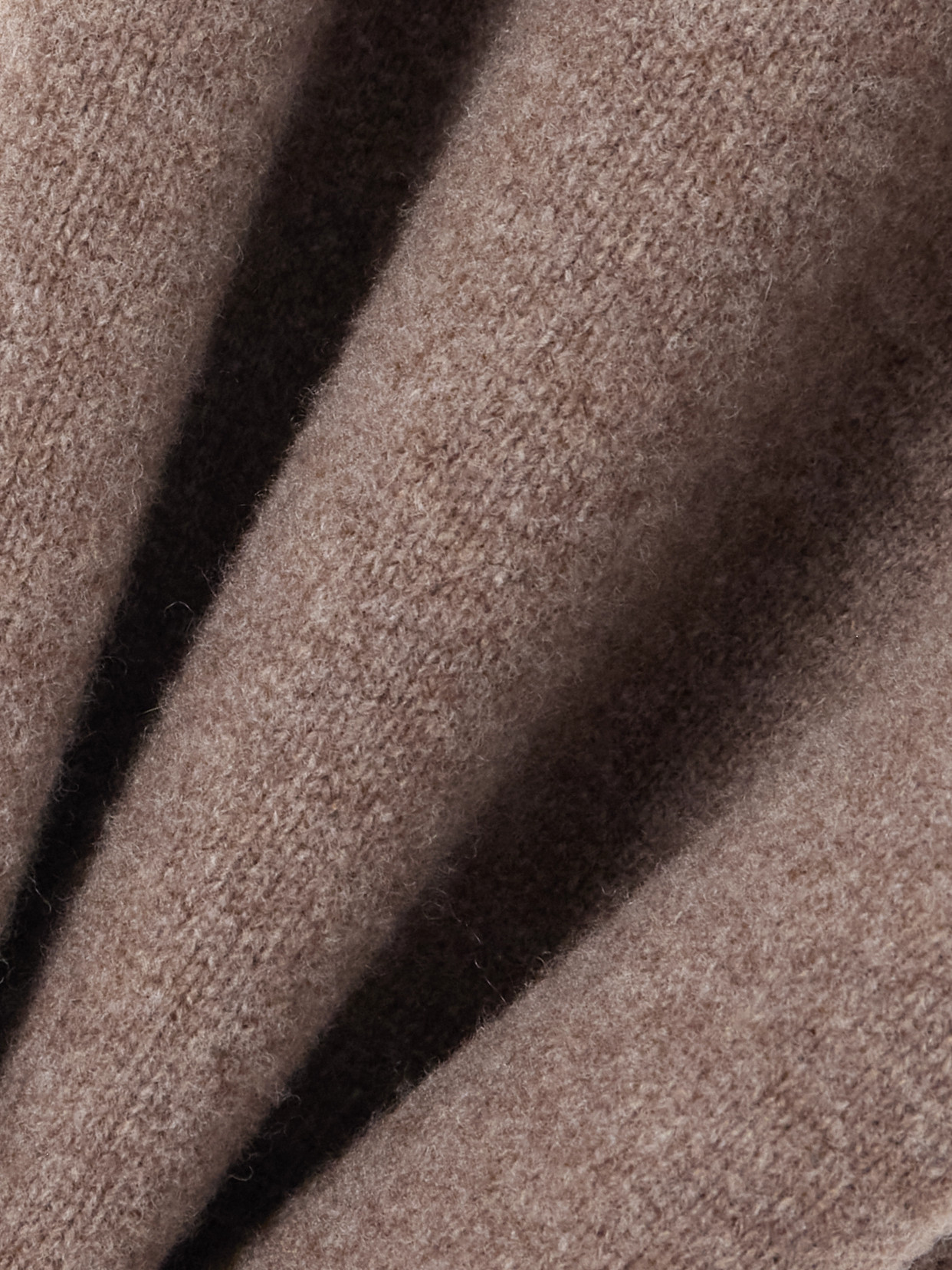 Jacquemus Castagna Wool And Cashmere-blend Turtleneck Sweater In Brown