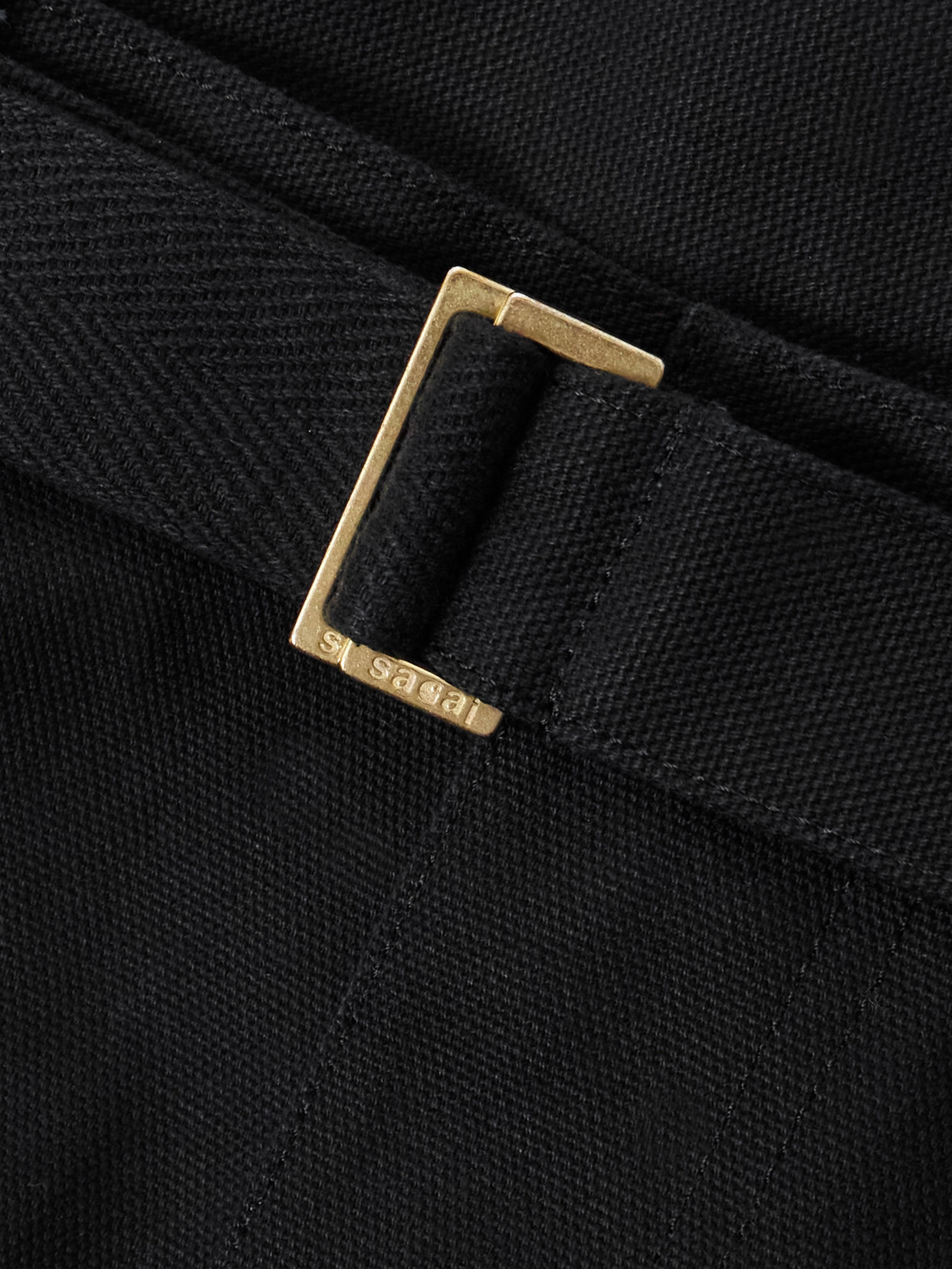 + Carhartt Wip Belted Draped Cotton-Canvas Mini