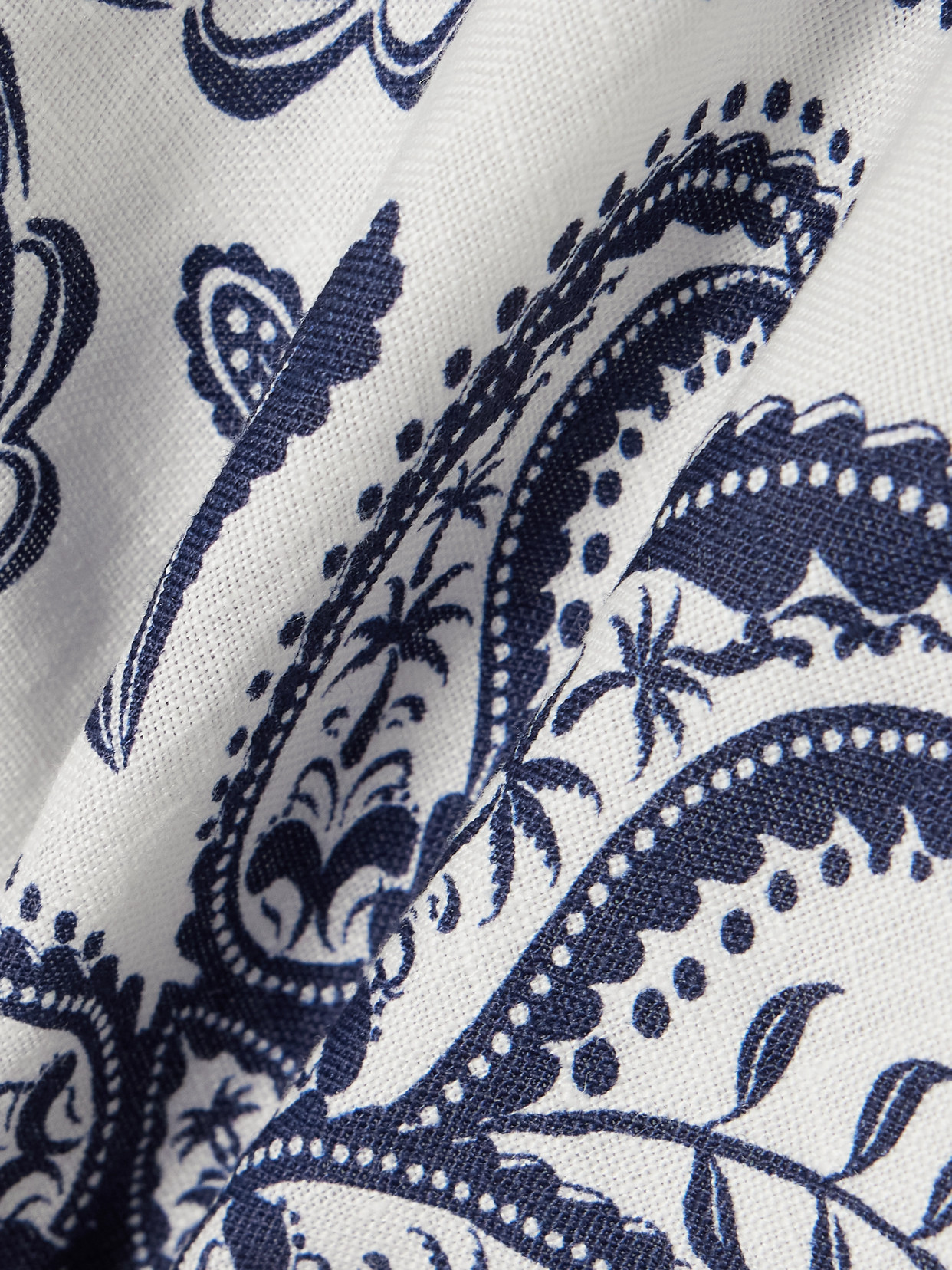 Farm Rio White  Blue Tops In Blue Tropi