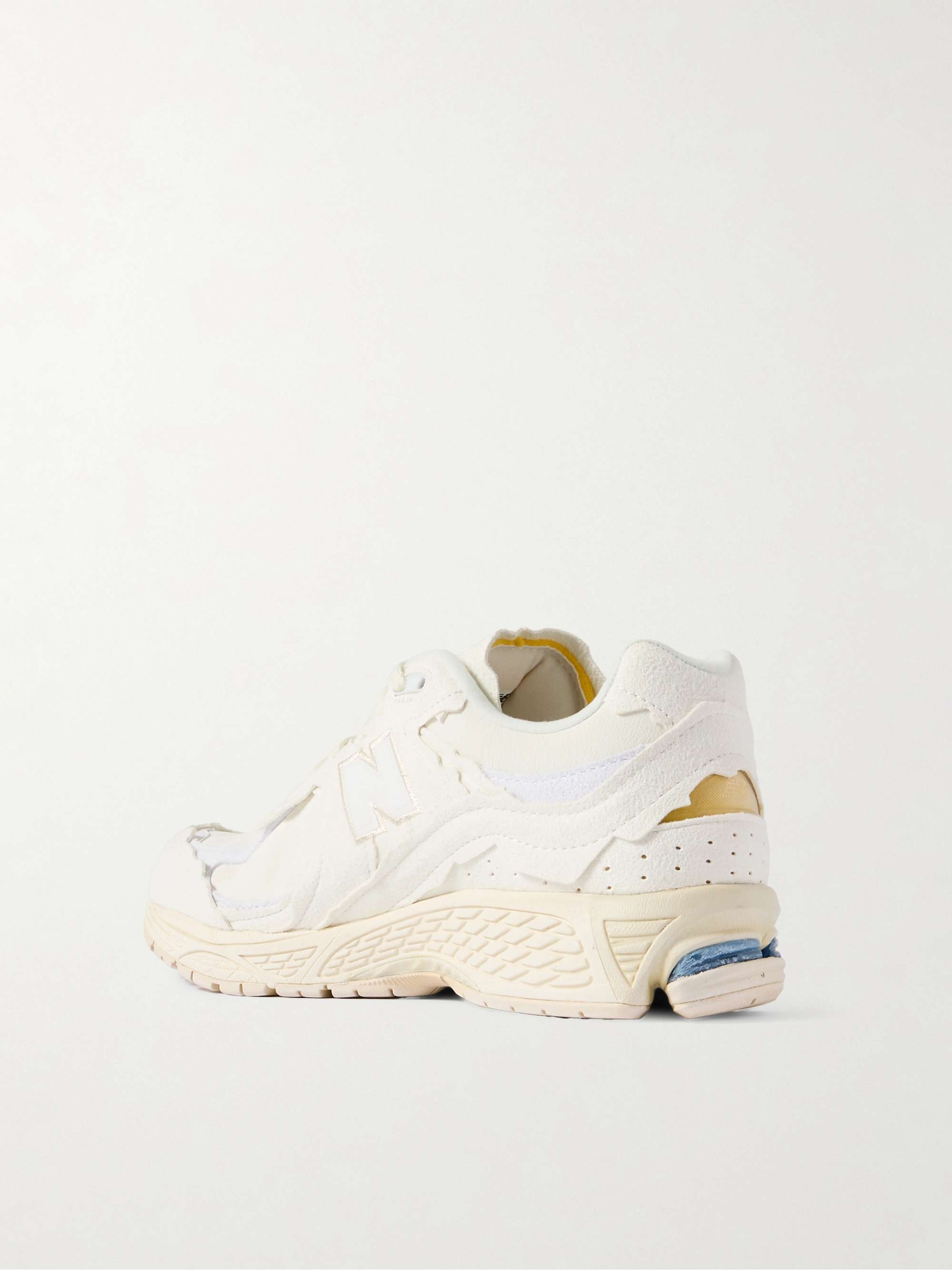 NEW BALANCE 2002R leather and suede sneakers
