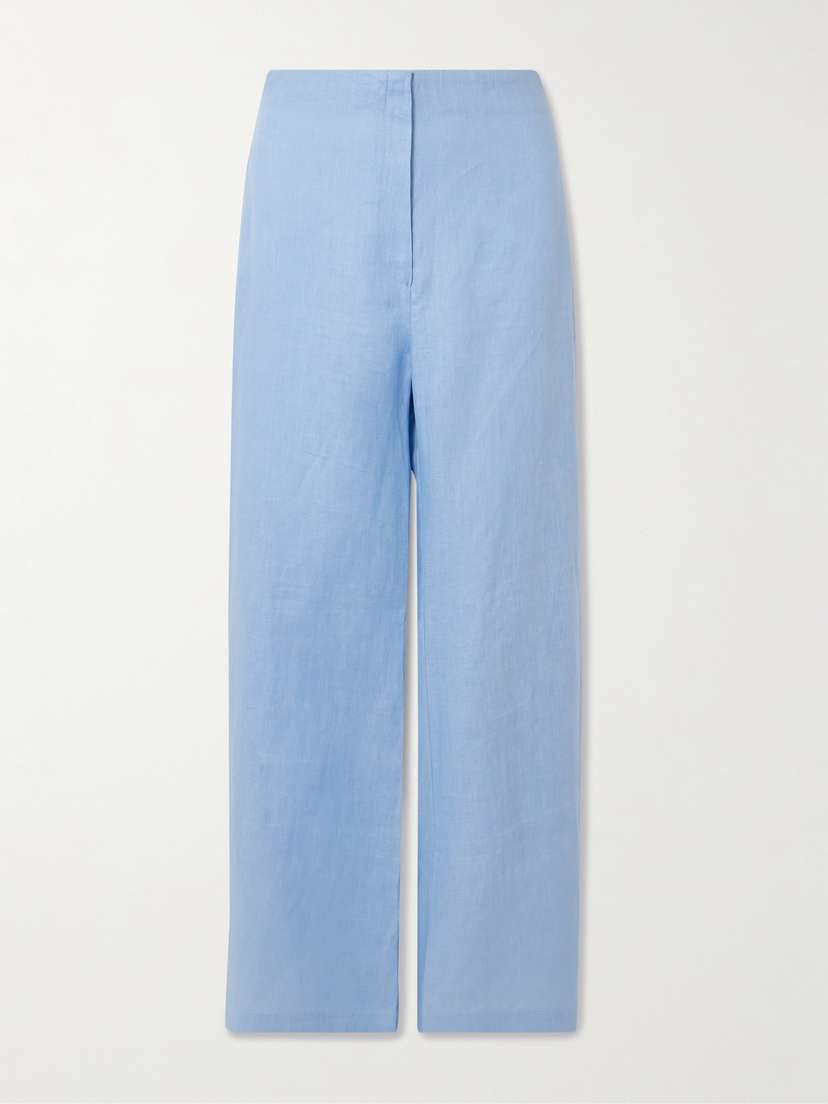 ANDRES OTALORA Poesia Wide-leg Linen Pants