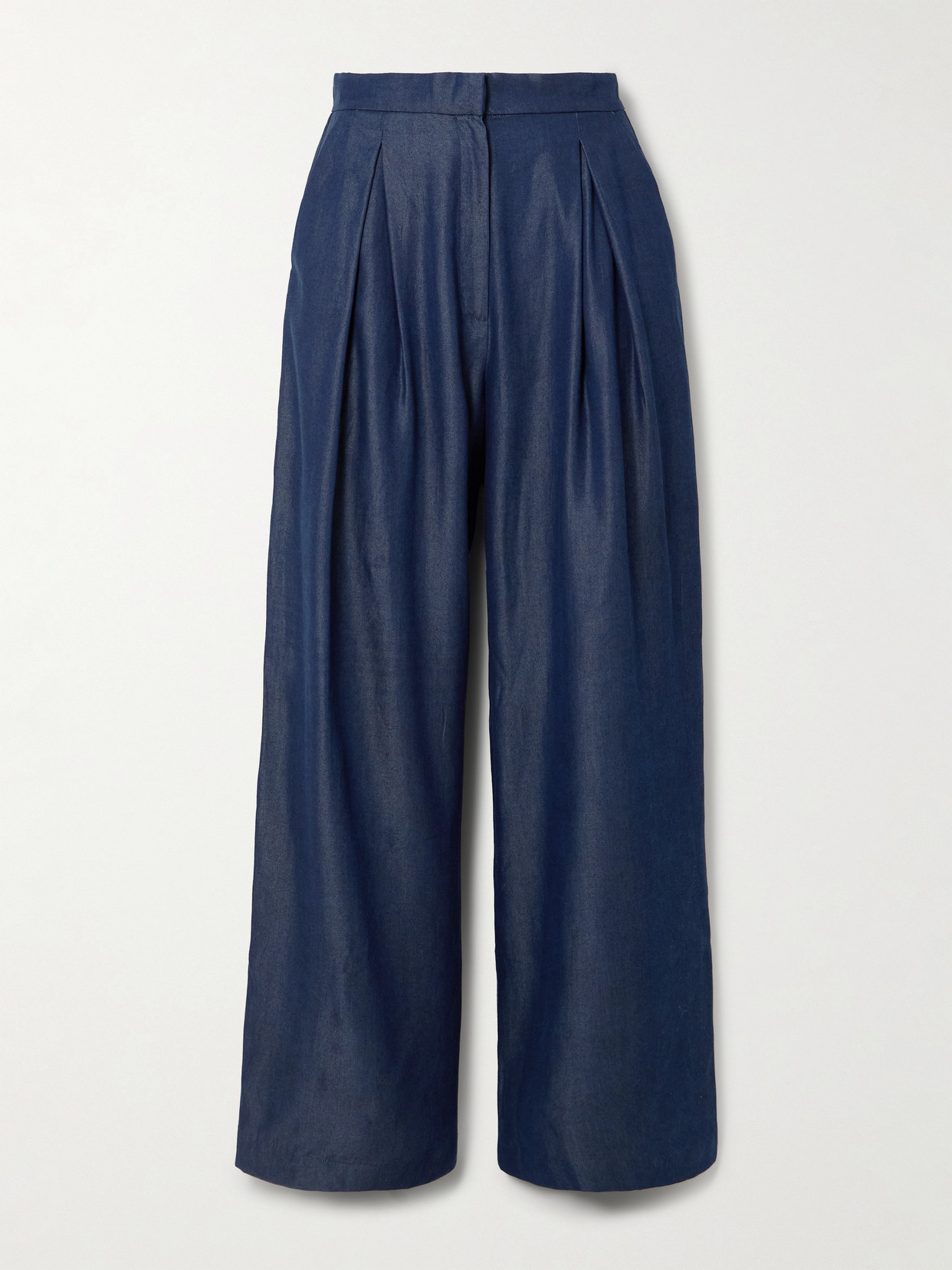 Andres Otalora Plenitud Pleated Tencel™ Wide-leg Pants