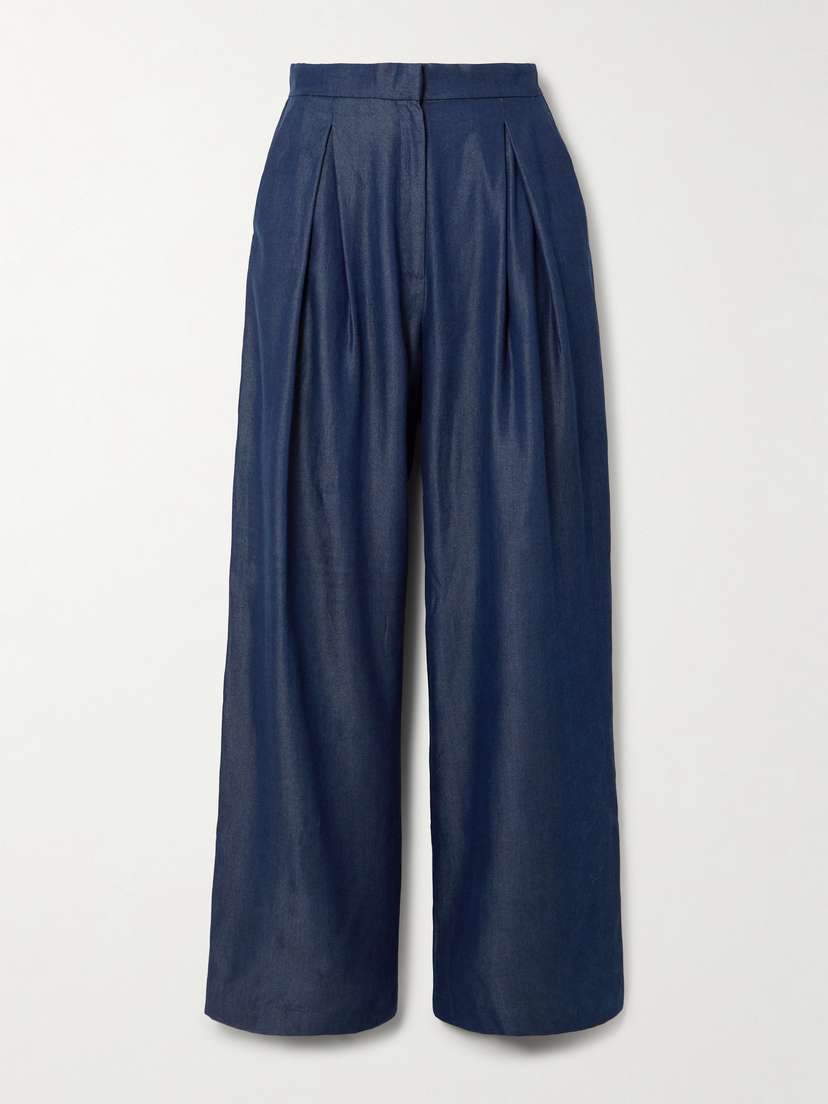 ANDRES OTALORA Plenitud Pleated Tencel™ wide-leg Pants