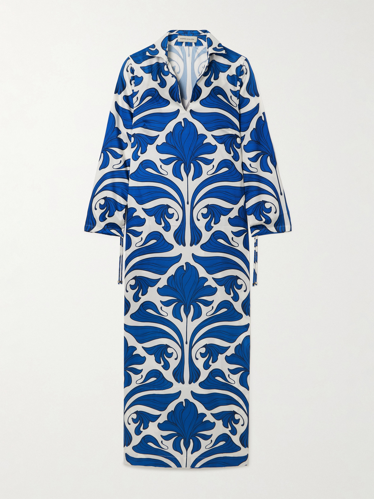 Andres Otalora Varadero Printed Recycled-twill Kaftan