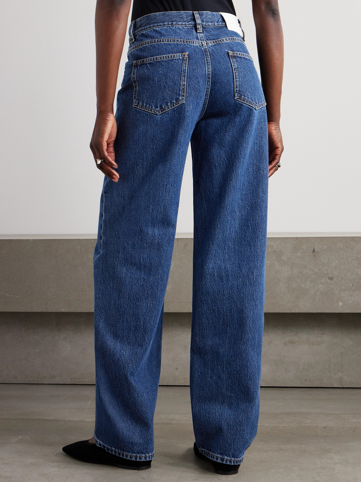 Loulou De Saison Samur High-rise Straight-leg Jeans In Blue