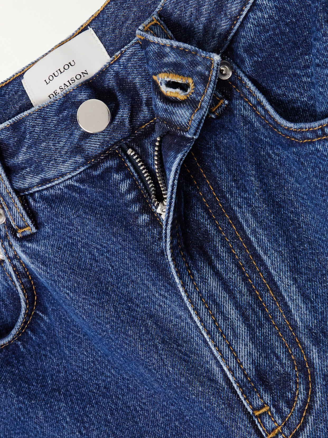 Loulou De Saison Samur High-rise Straight-leg Jeans In Blue