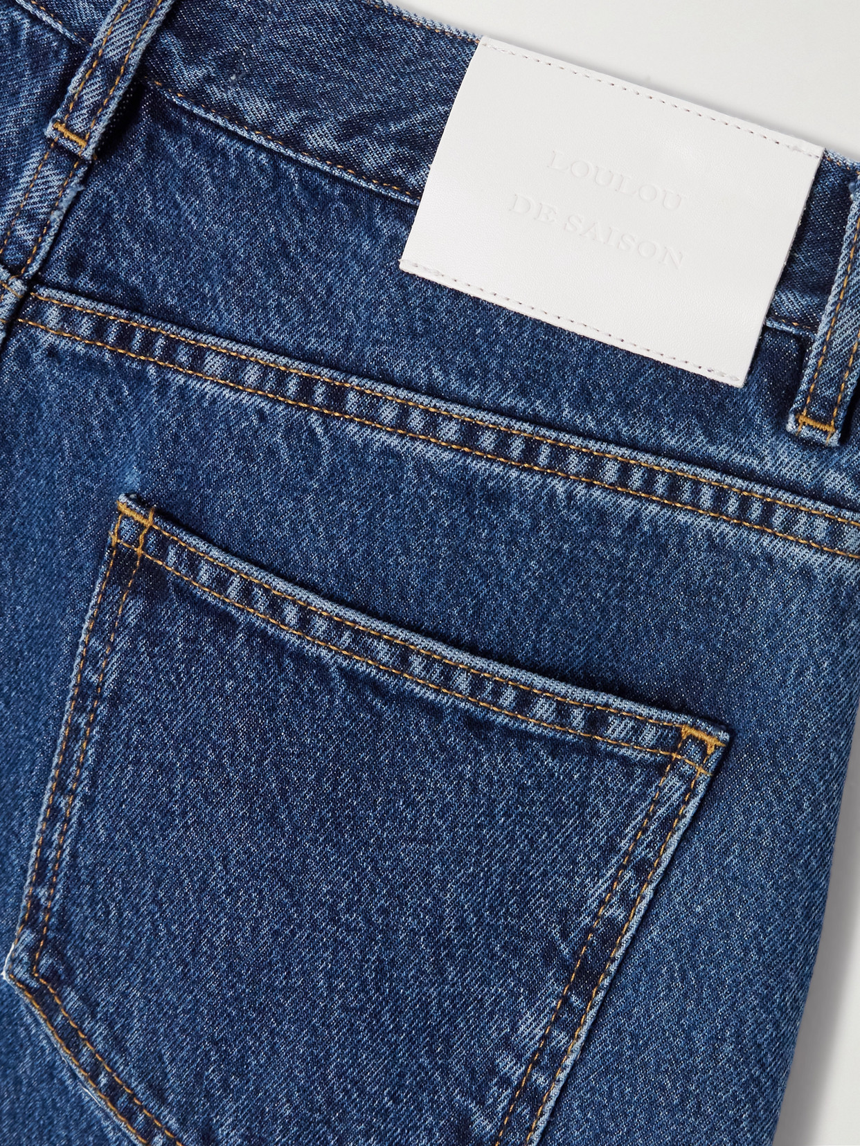 Loulou De Saison Samur High-rise Straight-leg Jeans In Blue