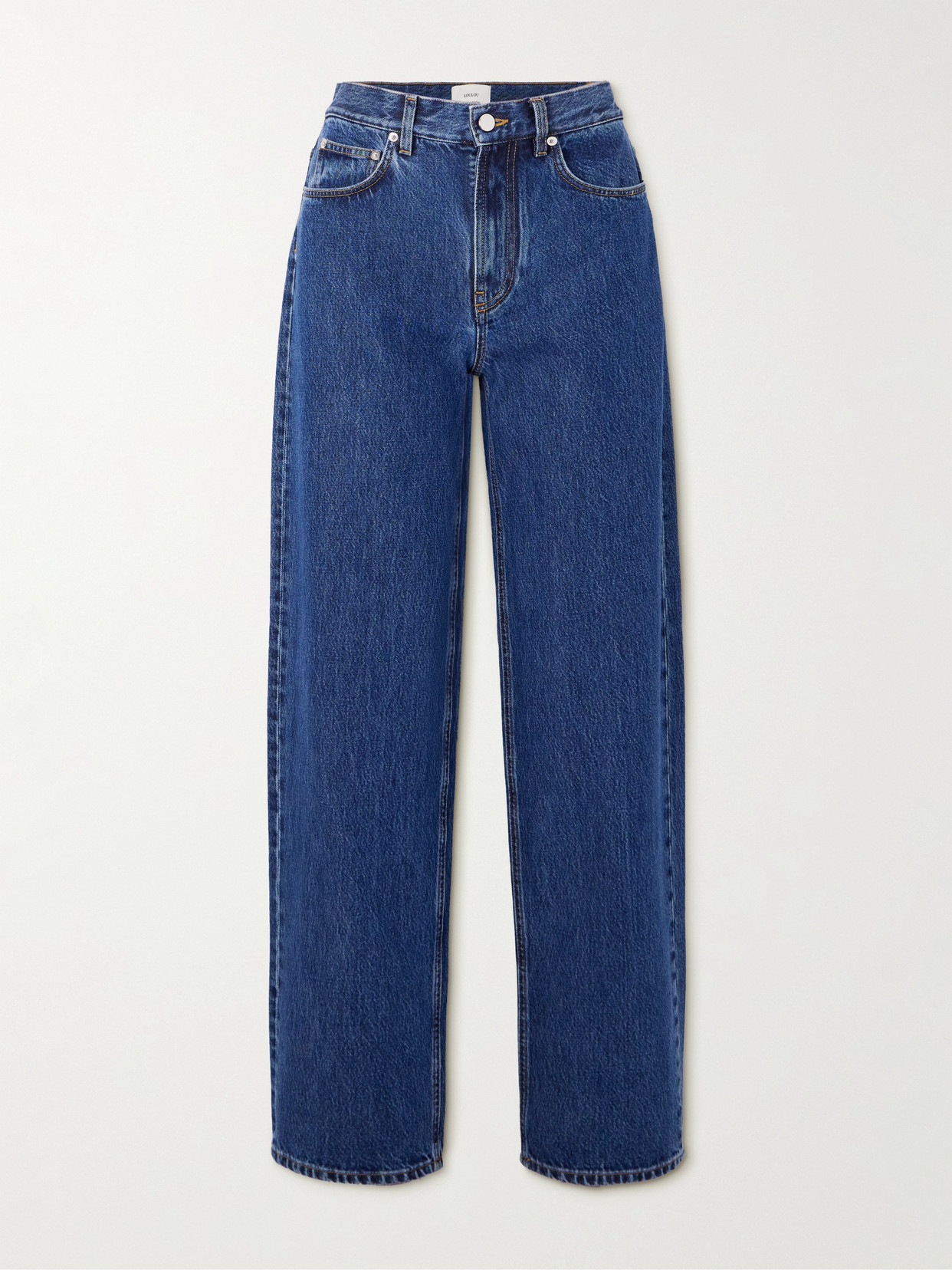 Loulou De Saison Samur High-rise Straight-leg Jeans In Blue