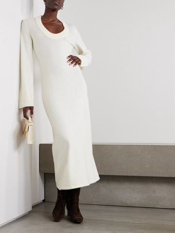 LOULOU DE SAISON Ari wool and cashmere-blend maxi dress
