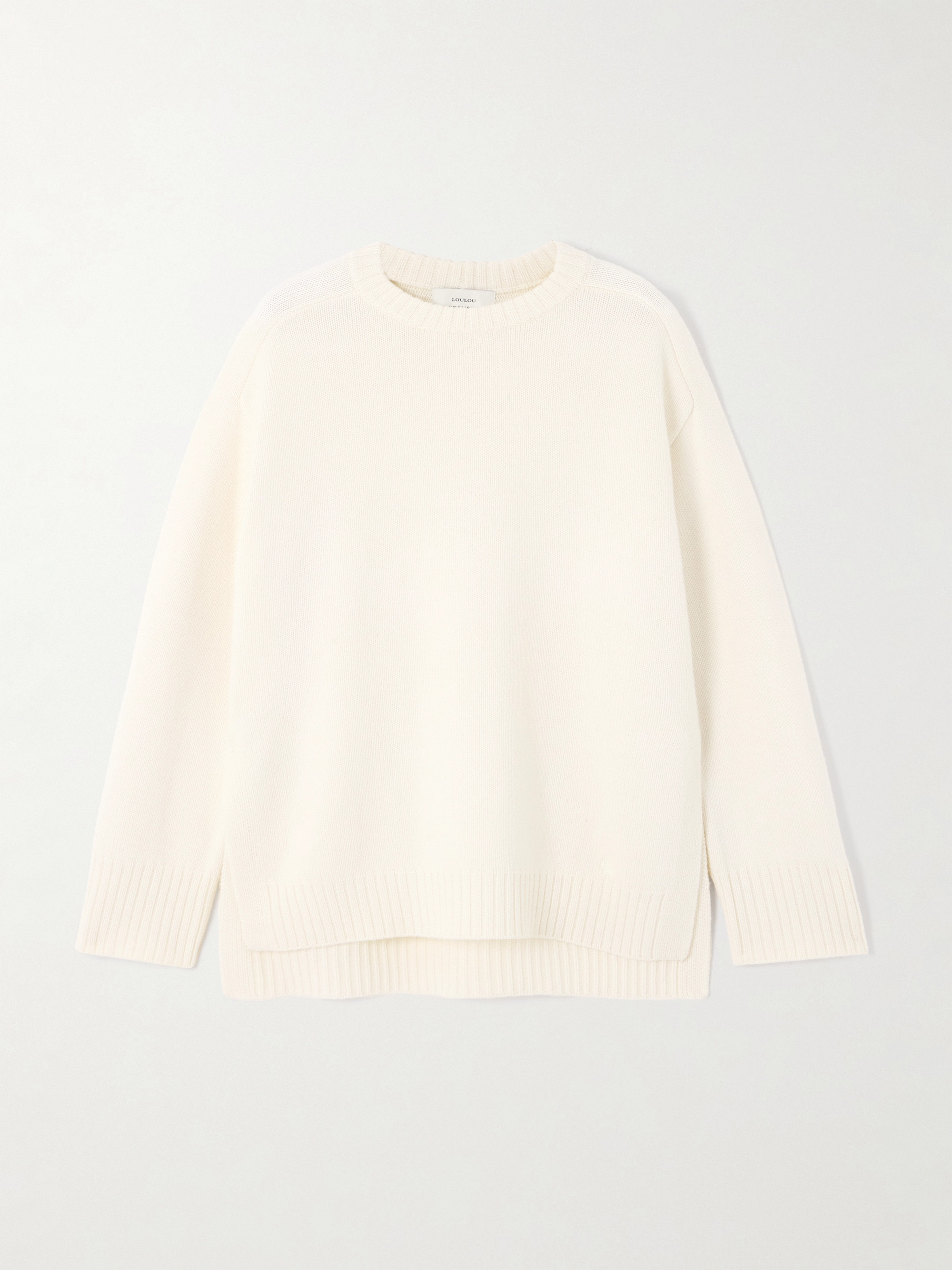 LOULOU DE SAISON Safi merino wool and cashmere-blend sweater thumbnail