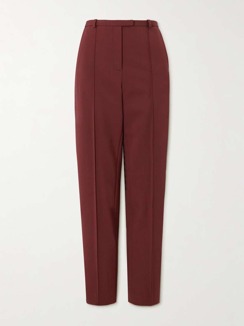 Loulou de Saison Malka Wool-blend Twill Skinny Pants