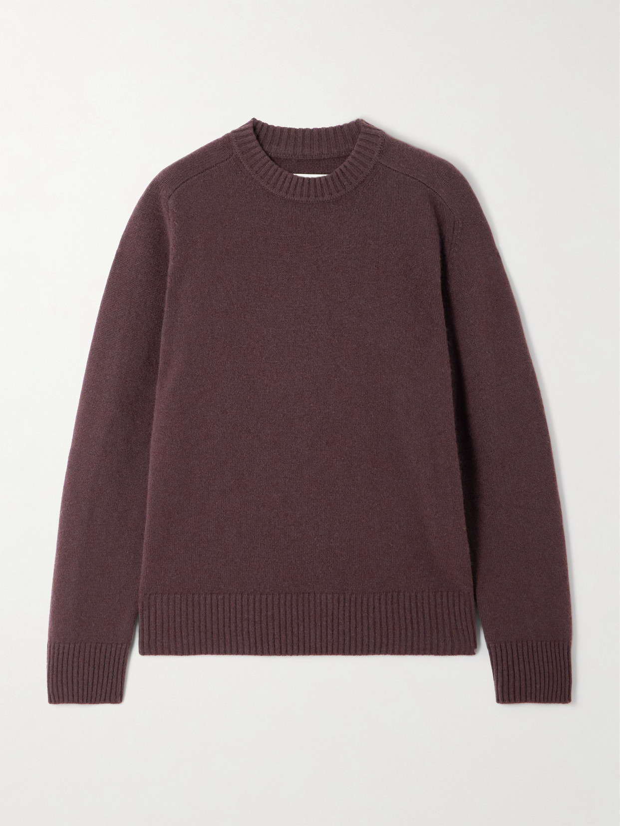 Loulou De Saison Brown Mora Lds Cropped Cashmere Sweater