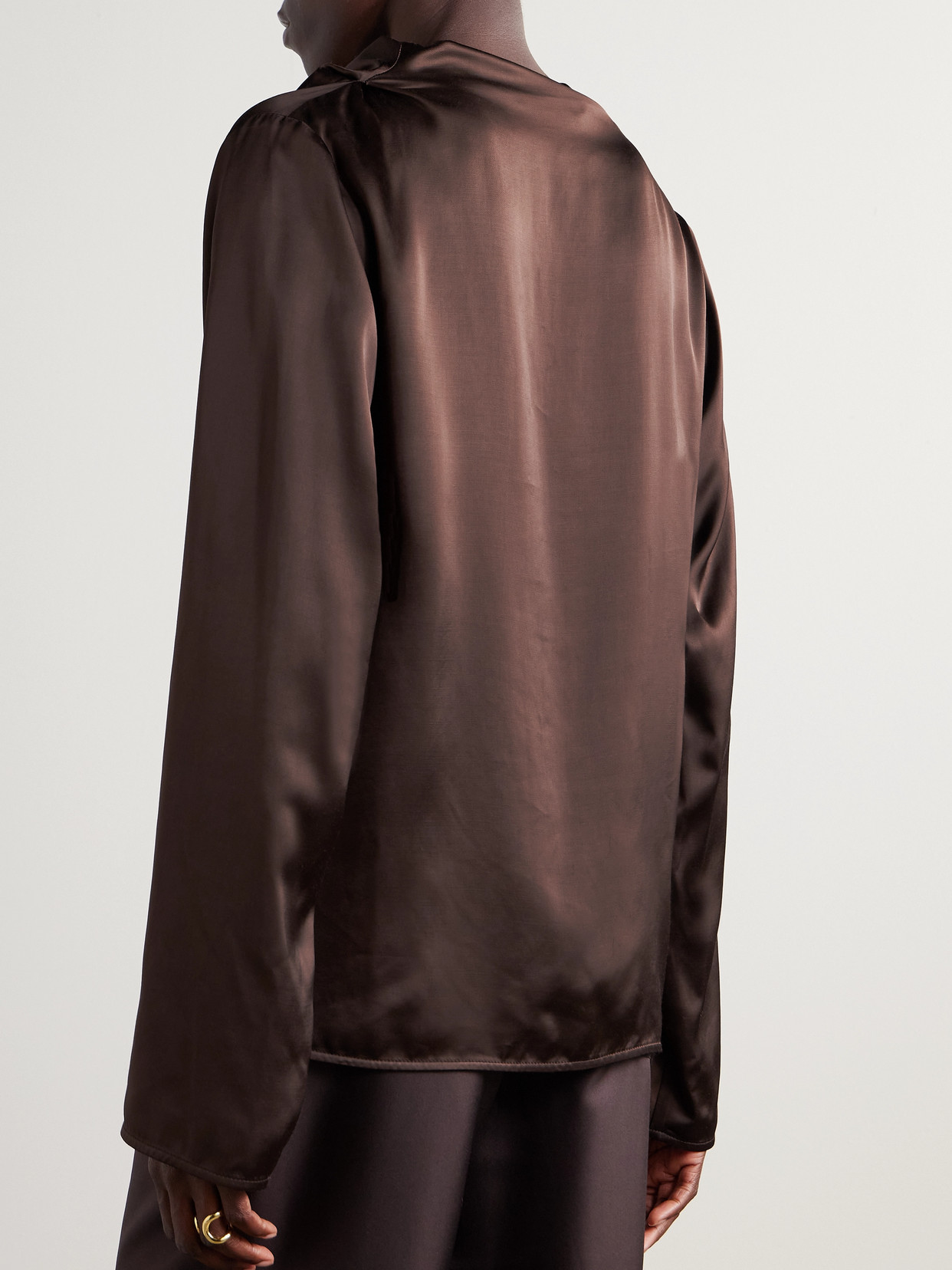 Riddy Oversized Draped Blouse