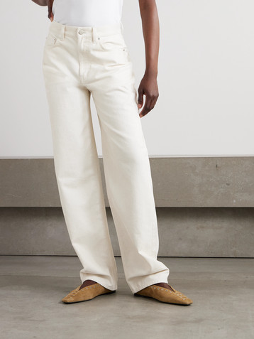 LOULOU DE SAISON Asmar high-rise straight-leg jeans