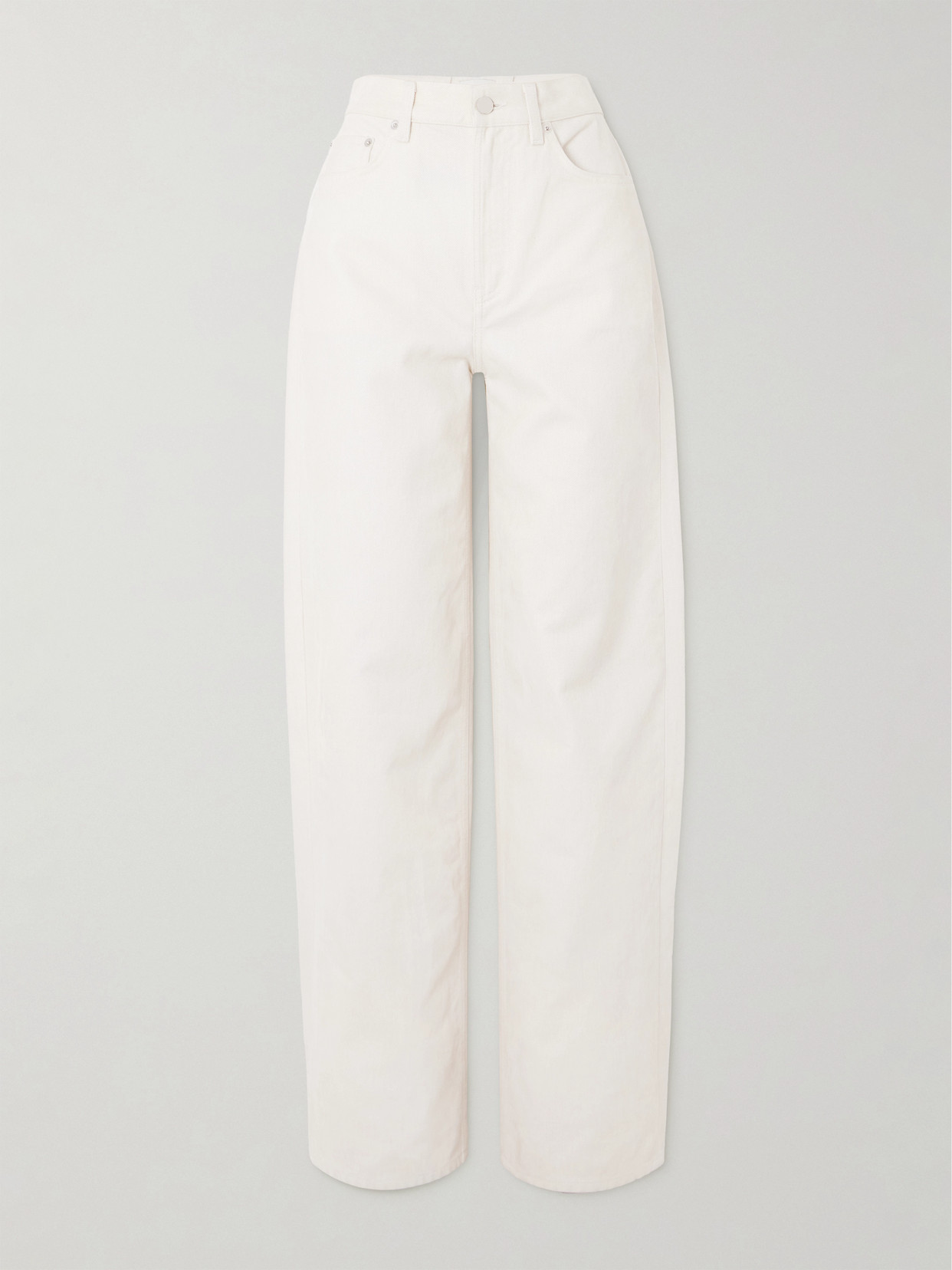 Loulou De Saison Asmar High-rise Straight-leg Jeans In Neutral