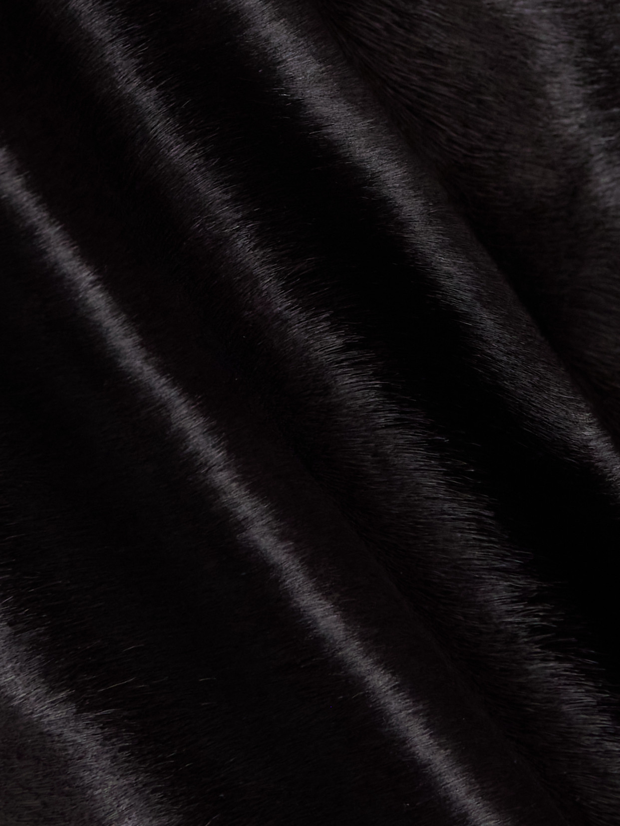 Loulou De Saison Myra Wrap-effect Calf Hair Midi Skirt In Black