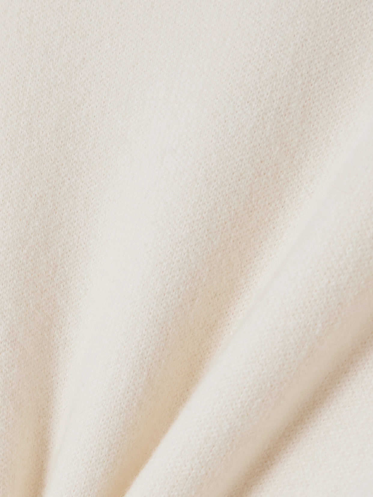 Loulou De Saison Dries Cashmere Stand Collar Sweater In White