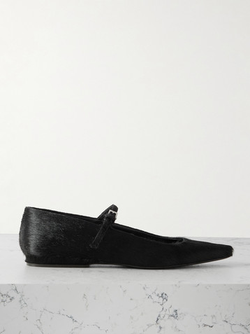 LOULOU DE SAISON Leone calf hair flats