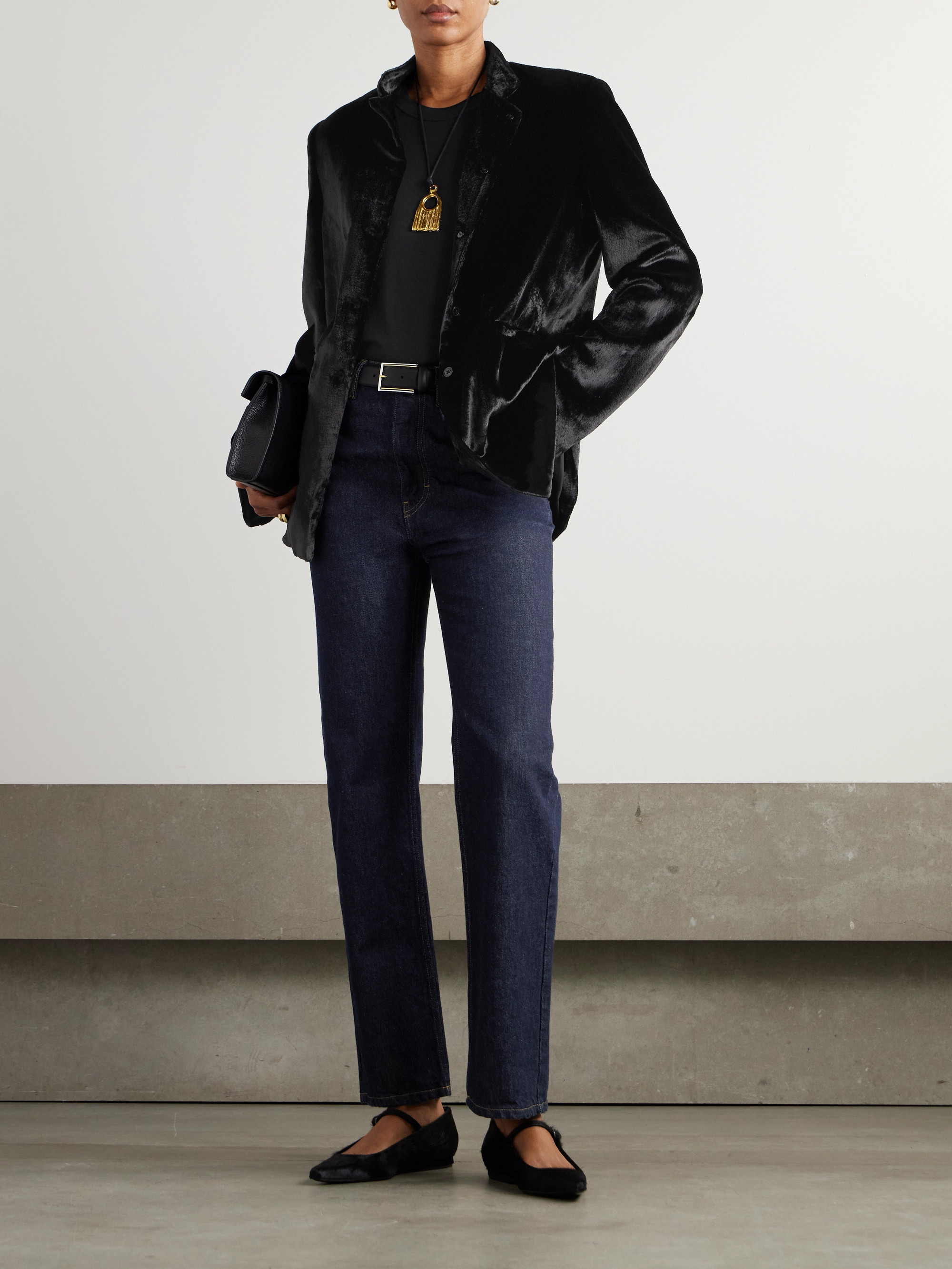 LOULOU DE SAISON Lara velvet jacket