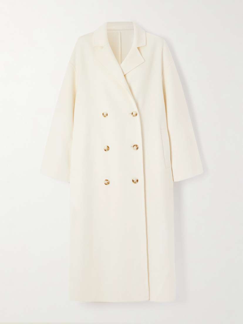 Loulou de Saison Borneo Double-breasted Wool And Cashmere-blend Coat