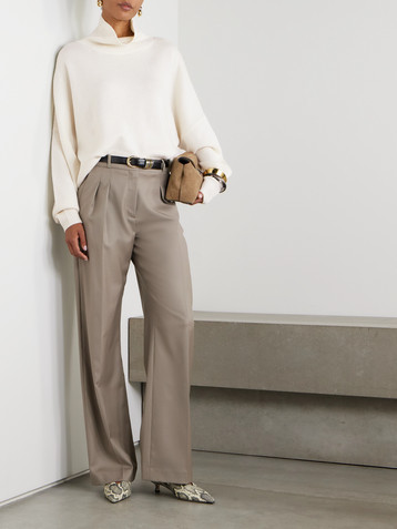 LOULOU DE SAISON Luke merino wool and cashmere-blend sweater