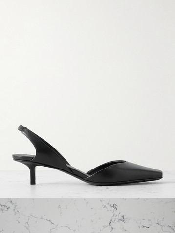 LOULOU DE SAISON Akila leather slingback pumps