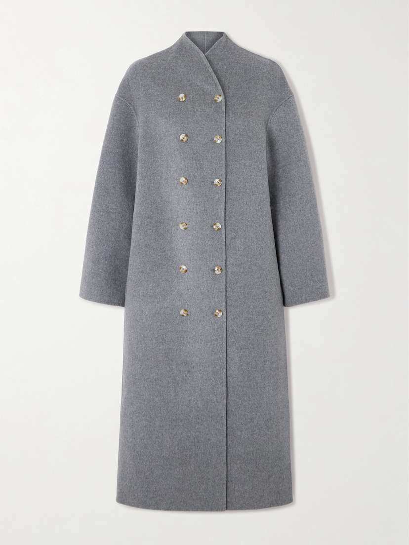 Loulou de Saison Amory Double-breasted Wool And Cashmere-blend Coat