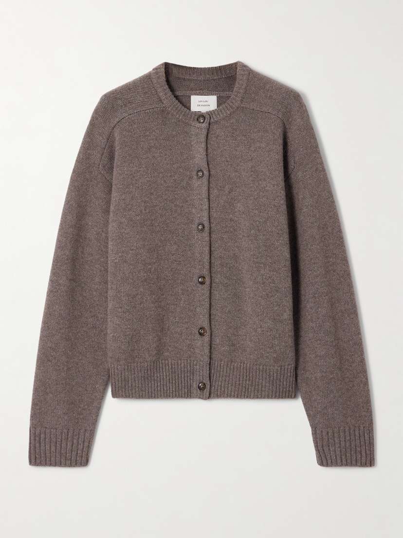 Loulou de Saison Aidar Merino Wool And Cashmere-blend Cardigan