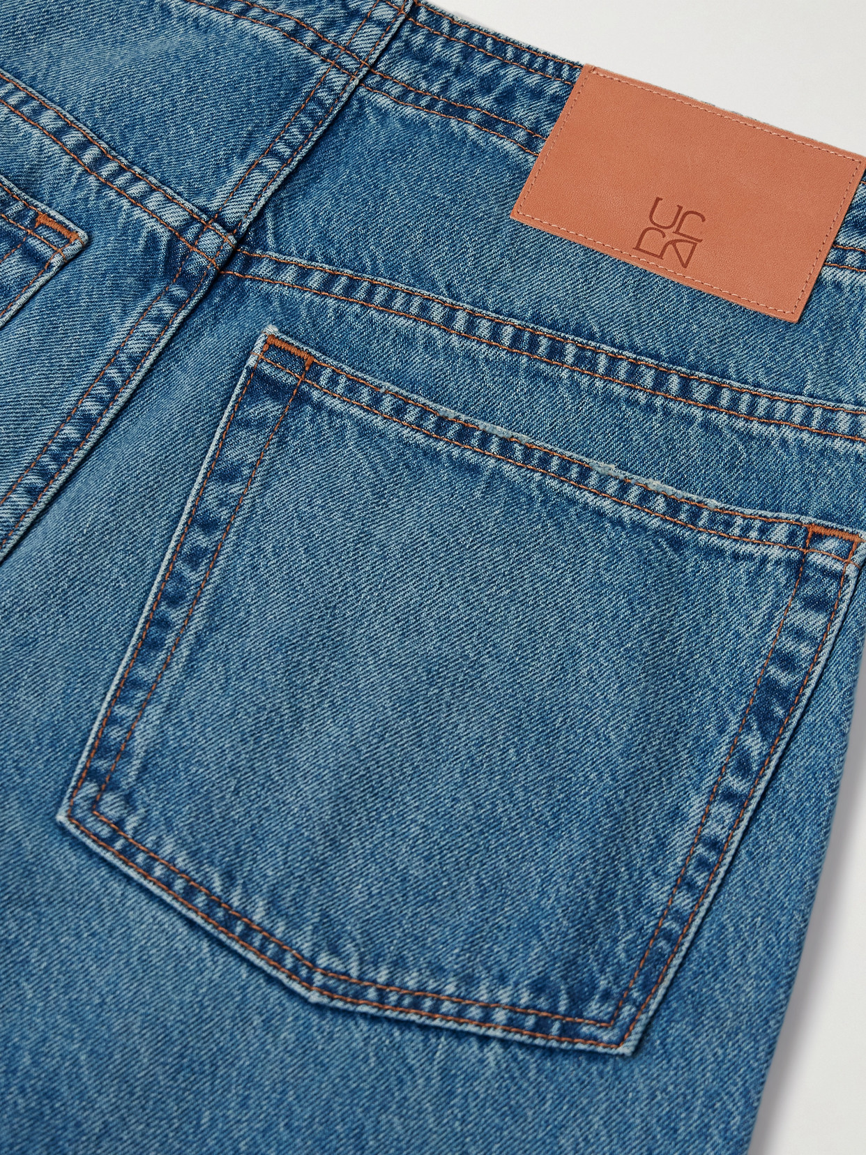 Ulla Johnson The Bianca Paneled High-rise Wide-leg Jeans In Blue