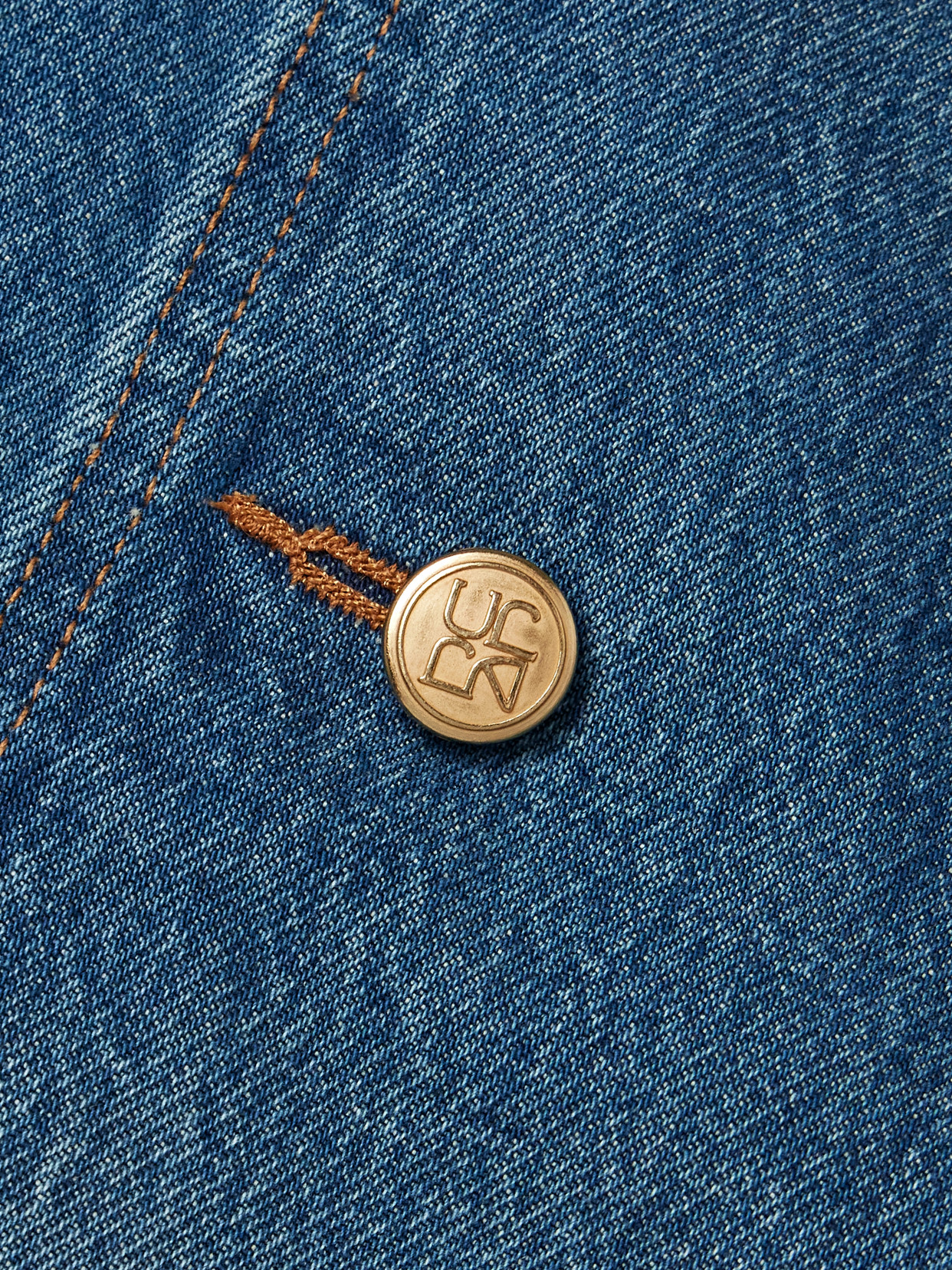 Ulla Johnson The Serge Short Sleeve Jacket In Danube In Blue