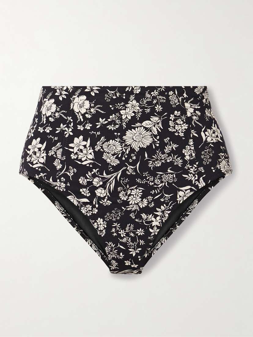 Ulla Johnson Zahara Floral-print Bikini Briefs