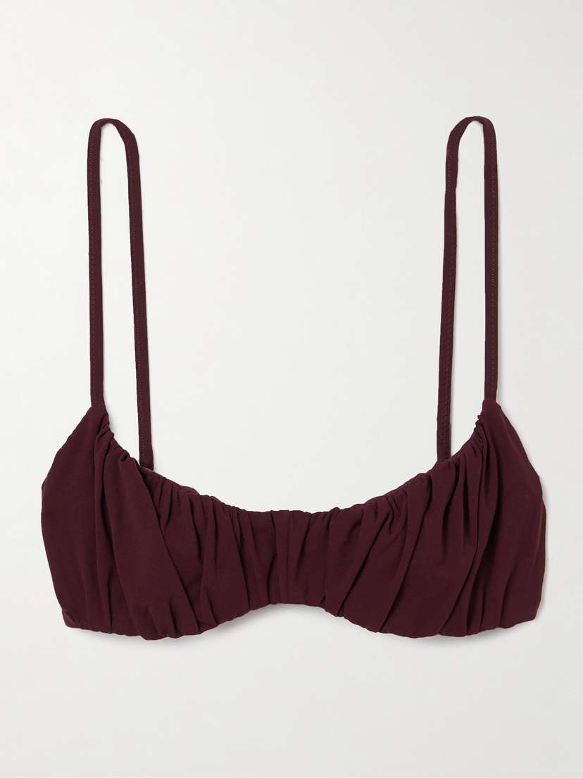 Ulla Johnson Naomi Gathered Underwired Bikini Top